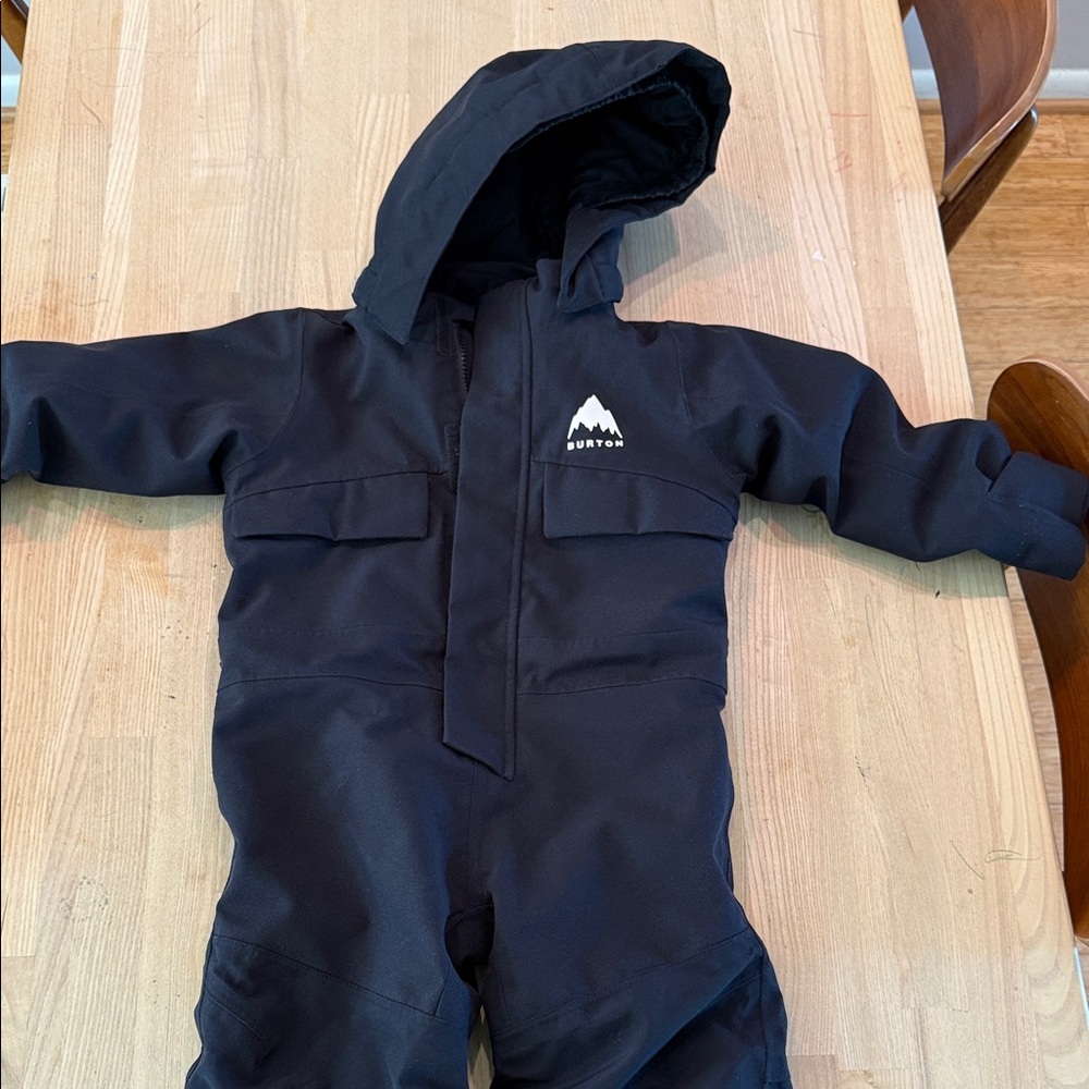 Burton Black Hooded Snowsuit for Kids Size 3T